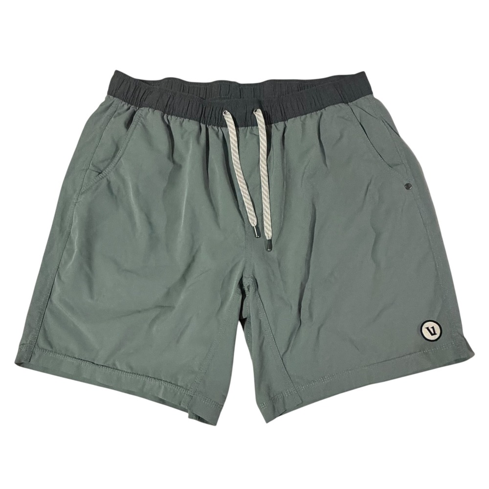 Vuori Kore Shorts Mens XL Eucalyptus Green Lined Athletic Gym Training V302